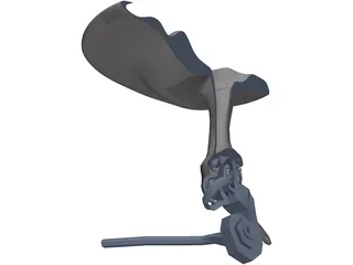 Ear Cutaway 3D Model preview