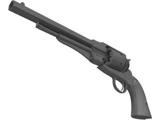 Remington 1858 3D Model preview