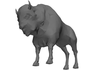Bison 3D Model preview
