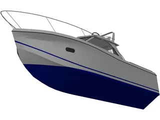 Boat 3D Model preview
