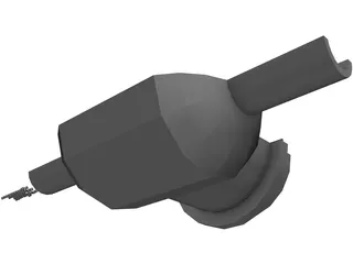Diaphragm and Pump 3D Model preview