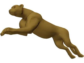 Cheeta 3D Model preview