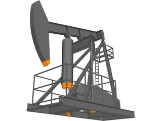 Oil Pump 3D Model preview