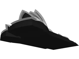 Opera House Sydney 3D Model preview