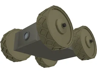 Marvin Survey Robot 3D Model preview