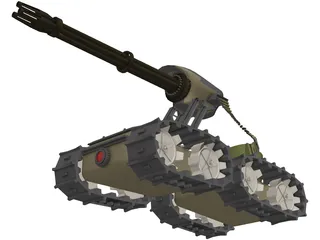 Sanddragon Robot 3D Model preview