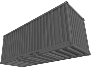Container 3D Model preview