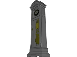 Clock 3D Model preview