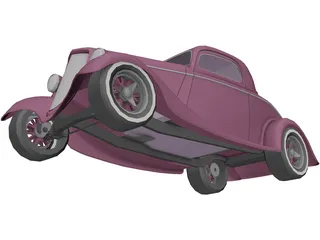 Hot Rod 3D Model preview