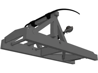 Balista Catapult 3D Model preview