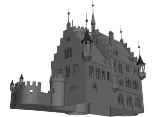 Castle 3D Model preview