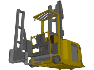 Forklift 3D Model preview