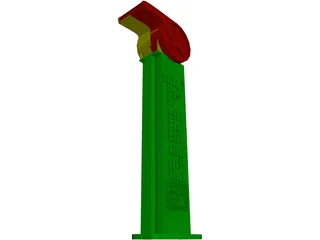 Pez Dispenser 3D Model preview