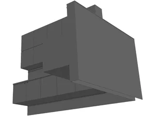 Kitchen Dada Nuvola 3D Model preview