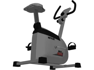 Kettler Exercise Bike 3D Model preview