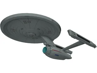 Star Trek Enterprise 3D Model preview