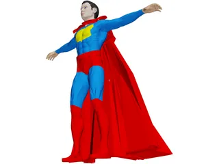 Superman 3D Model preview