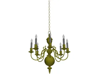 Light Classic 3D Model preview