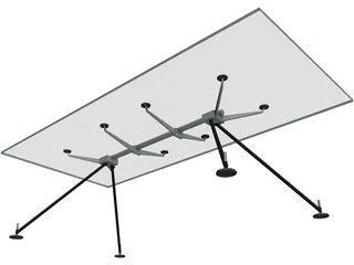 Table Norman Foster 3D Model preview