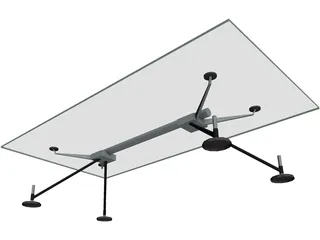 Table Norman Foster Low 3D Model preview