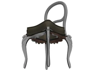 Chair Antique 3D Model preview