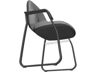 Chair Office 3D Model preview