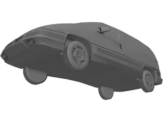 Pontiac Trans Sport (1991) 3D Model preview