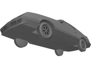 Plymouth Laser (1984) 3D Model preview