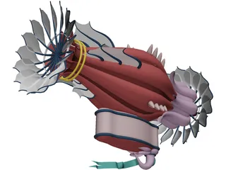 Air Veichle Fantasy 3D Model preview