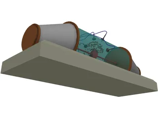 Fusion Generator 3D Model preview