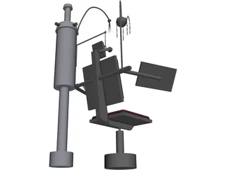 Evil Chair 3D Model preview