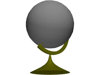 Golden Globe 3D Model preview