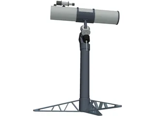 Telescope 3D Model preview