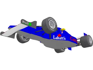 Indy Car 3D Model preview