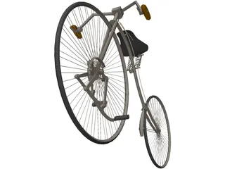 Bicycle Facile 3D Model preview