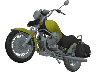 Moto Guzzi 1100i California 3D Model preview