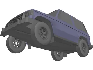 Mitsubishi Pajero (1988) 3D Model preview