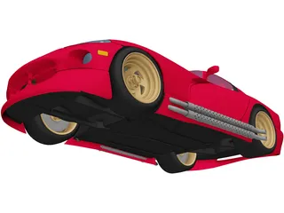 Dodge Viper [Supercharged] 3D Model preview