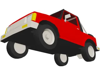 Suzuki Samurai (1988) 3D Model preview