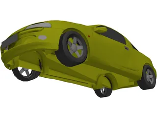 Opel Tigra (1997) 3D Model preview