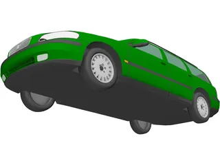 Volvo V70 (2001) 3D Model preview