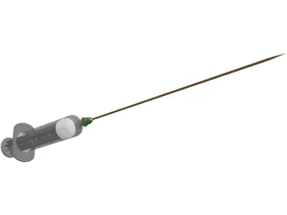 Syringe 3D Model preview