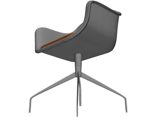 Chair Relax B&B Italia (1966) 3D Model preview