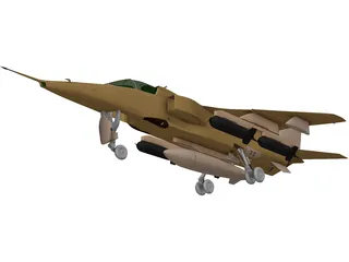 BA Jaguar GR1 3D Model preview