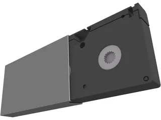 Videocassette [+Sleeve] 3D Model preview