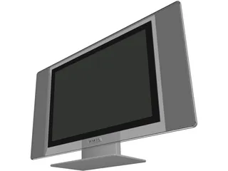 Plasma TV 3D Model preview