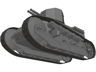 Fiat FT 3000 3D Model preview