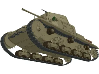 M 1340 3D Model preview