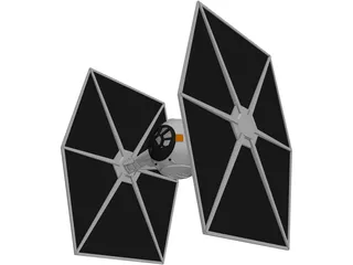 Star Wars TIE Fighter 3D Model preview