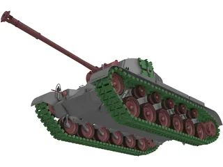 Pershing 3D Model preview